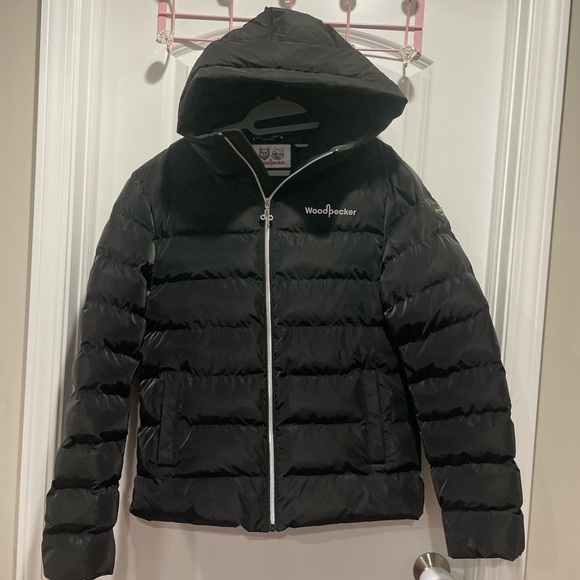 Woodpecker Black diamond Puffer Jacket Size Small - Picture 7 of 15